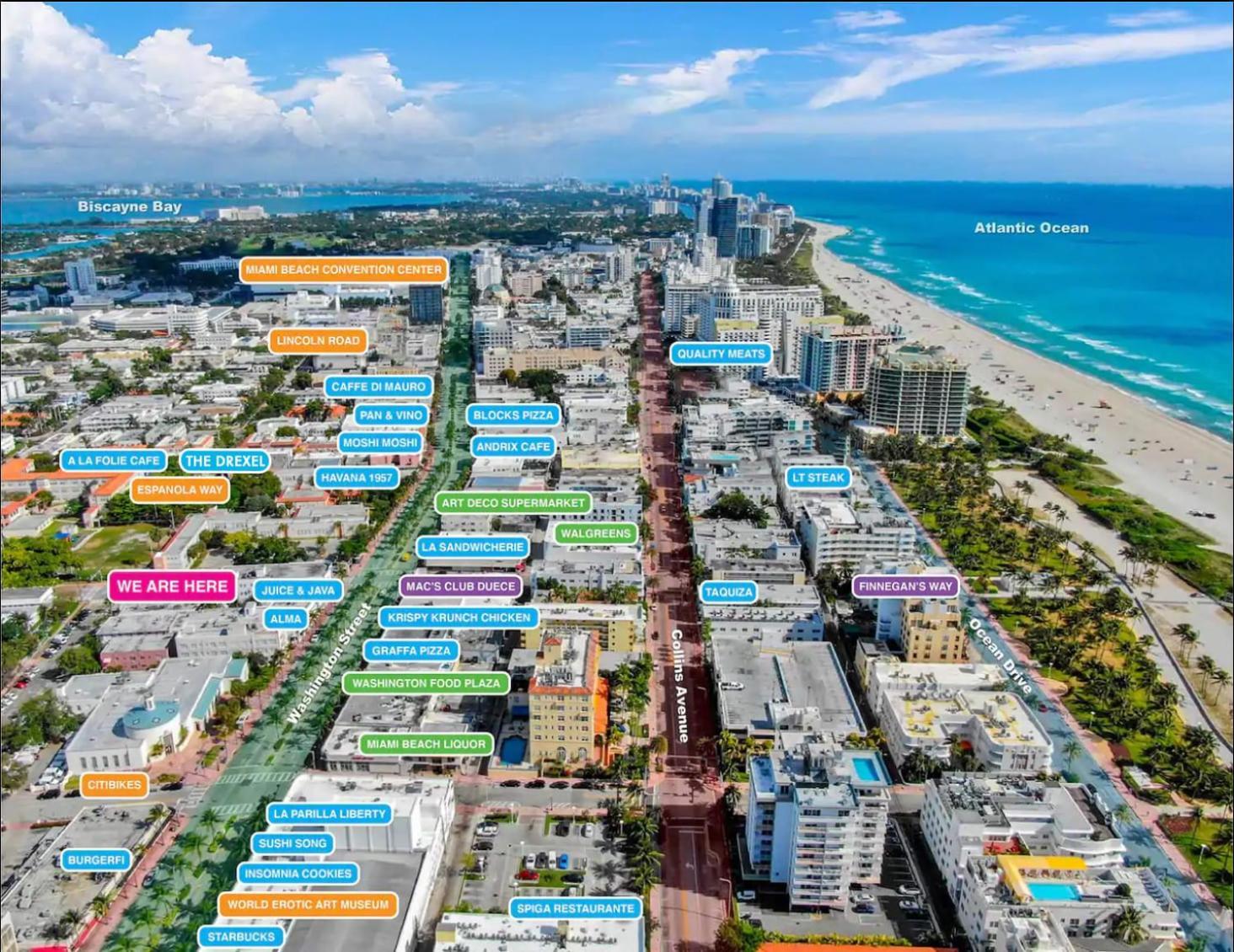 2 Bedroom Apartment 3 Minute Walk To South Beach & Ocean Drive Miami Beach Exteriér fotografie